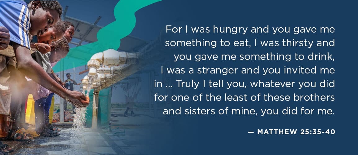 Matthew 25:35-40 (The Gospel of Giving)